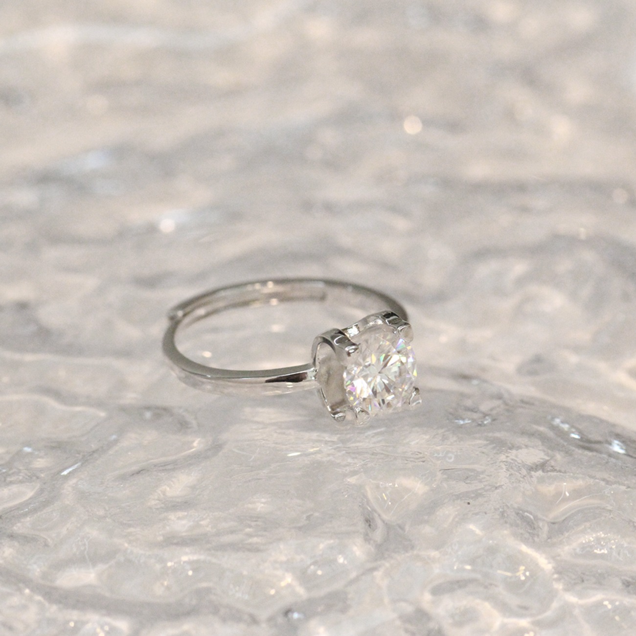 벨라블랙 커프 셀레스트 모이사나이트 반지 Cuff Celeste Ring sliver925